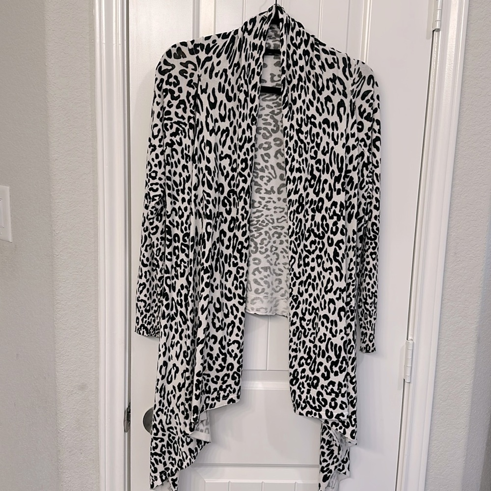 Animal Print Cardigan